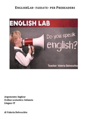 cover image of Englishlab-fai da te- per Prereaders